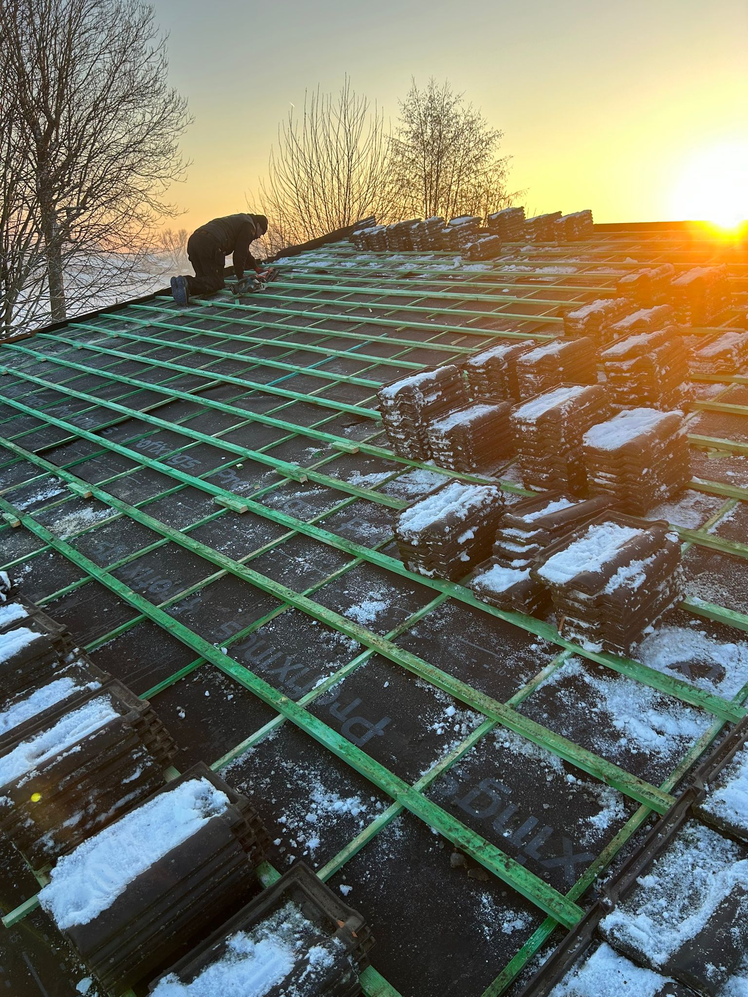 Premium dakwerken in de winter